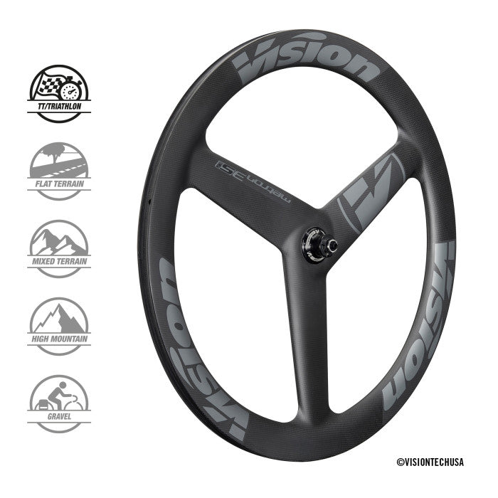 METRON 3 Spoke DB Front Wheel